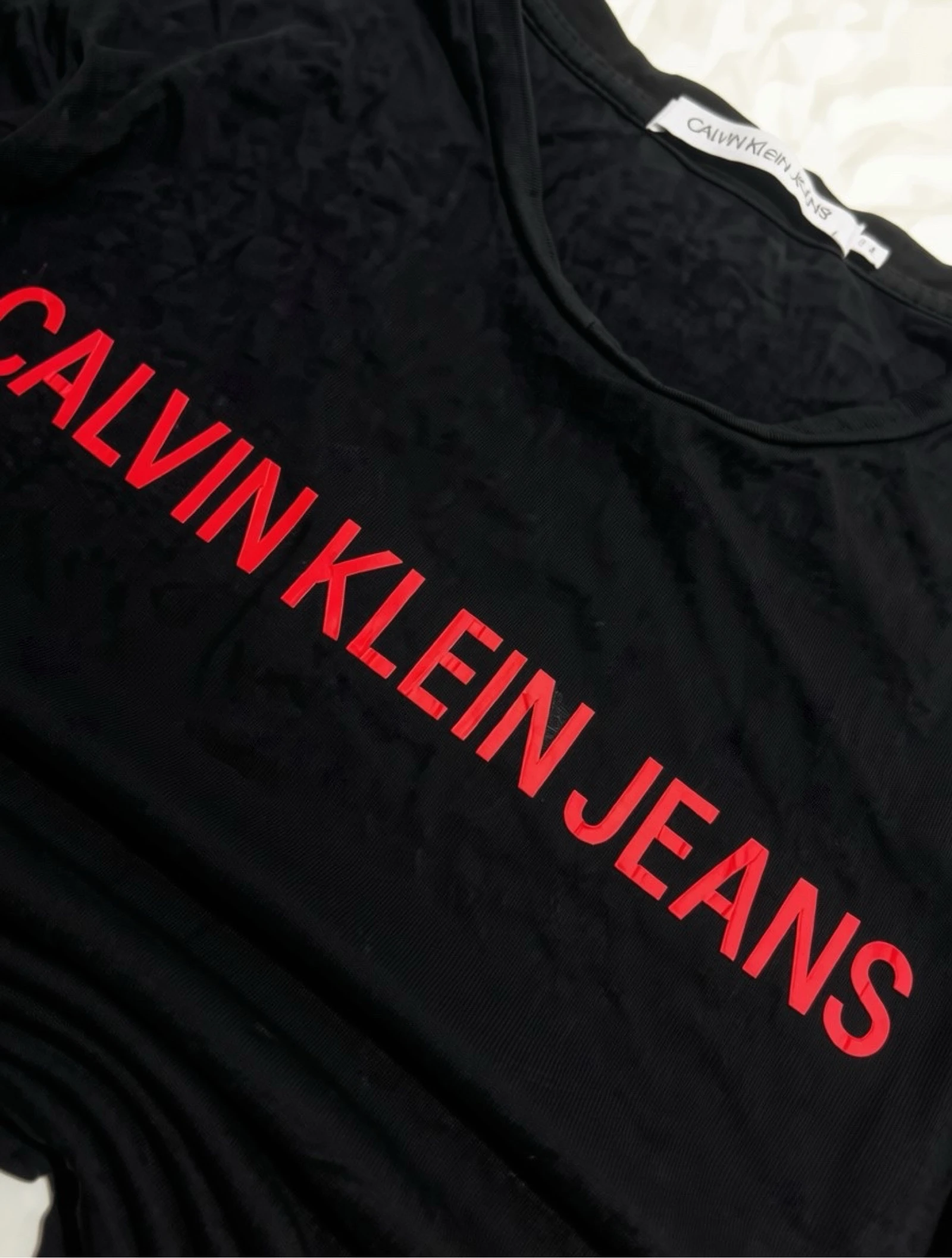 Black Calvin Klein Original T-Shirt Size L – photo 2